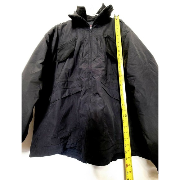 Tru Spec 3 In 1 Weathershield Black Tactical Jacket NEW Size 3XL Fleece Lined - Picture 8 of 12
